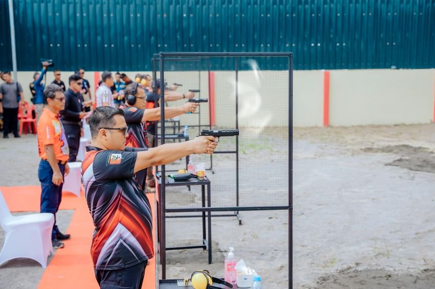 Lapangan Tembak Gineung Pratidina Satbrimob Poldasu Diresmikan, Pj Sekda: Asah Kemampuan Menembak