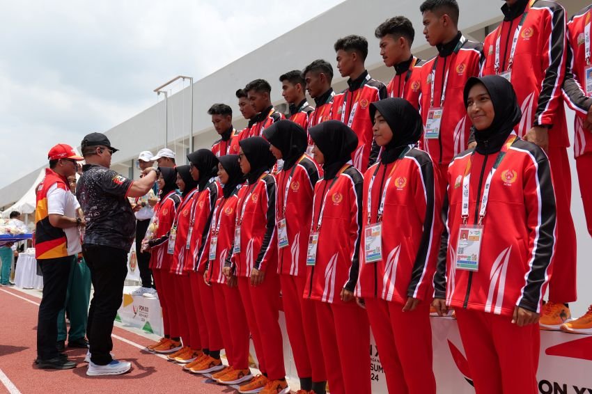 Tim Drumband Aceh Raih Emas di Nomor LBJP 800 Meter Campuran