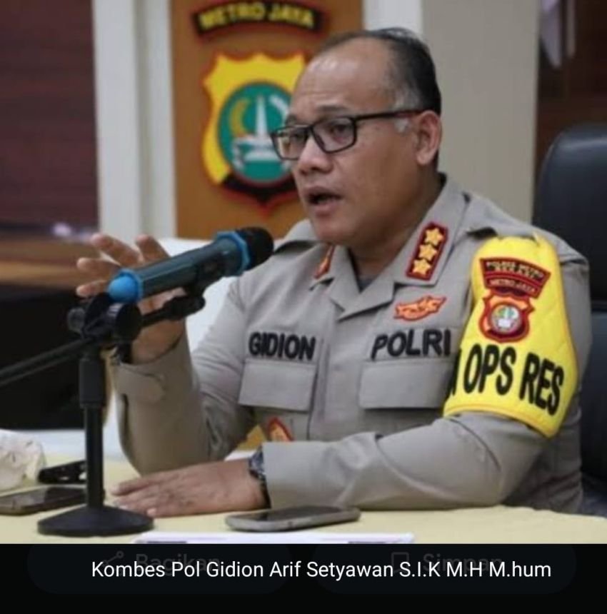 Kombes Gidion Arif Setyawan Jabat Kapolrestabes Medan, Gantikan Kombes Teddy