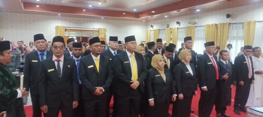 Sah, 25 Anggota DPRD T. Tinggi Resmi Dilantik, Sakti Khaddafi Ketua DPRD Sementara