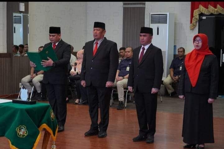 Walikota Medan Lantik Empat Pejabat Eselon 2, Ini Daftarnya