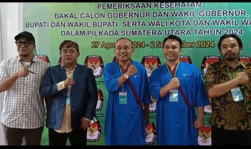 Pemeriksaan Kesehatan, Bapaslon Bupati dan Wakil Bupati Anton Saragih -Benny Sinaga : Kami Optimis Menang