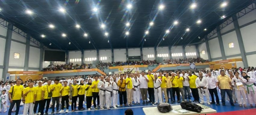 Antusias,  UKT Taekwondo Medan Diikuti 1763 Peserta, Bukti Pembinaan Ketua  Pengkot TI Medan Berjalan Sukses