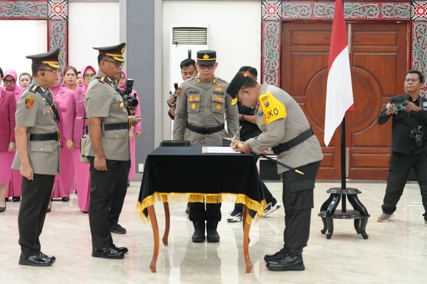 Resmi Jabat Kapolrestabes Medan Kombes Pol Gidion