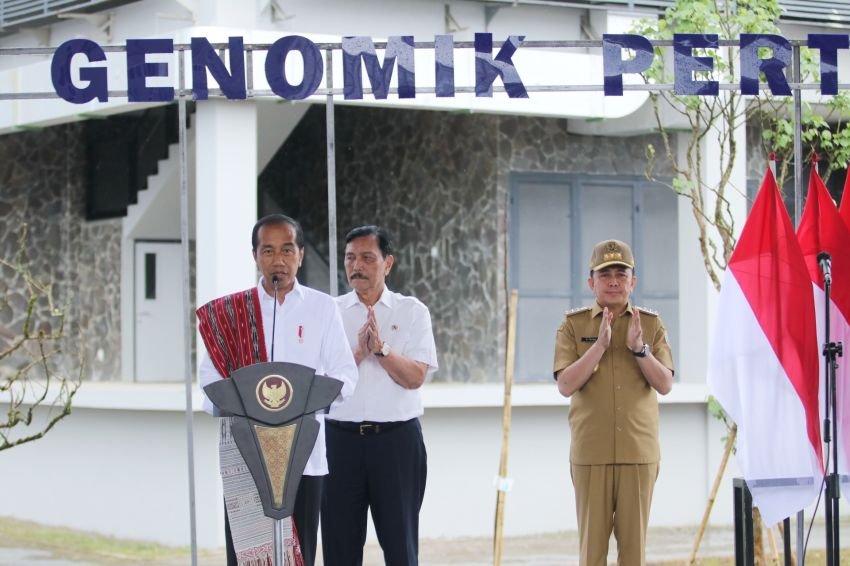 Presiden Jokowi Resmikan Pusat Riset Genomik Pertanian di Humbahas