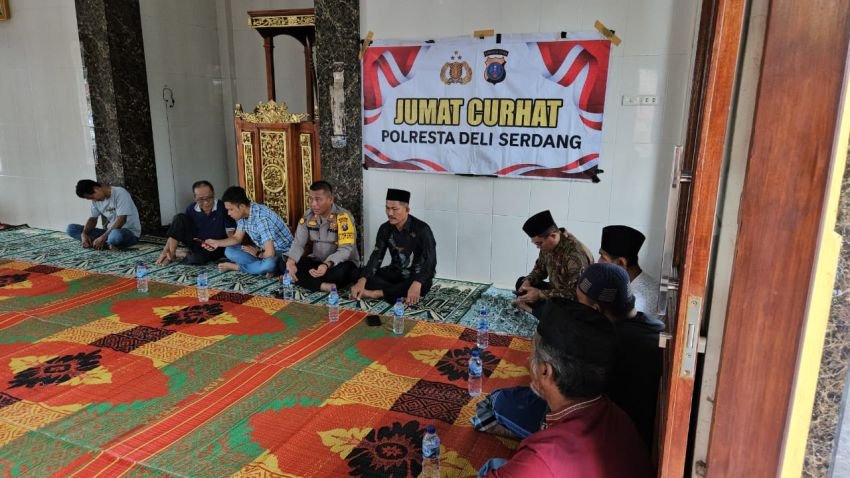 Lewat Jumat Curhat, Polresta Deli Serdang Berikan Respon Terhadap Keluhan Masyarakat