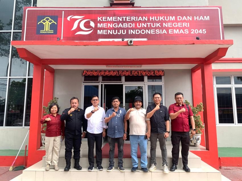 Waketum PB PENDAWA Indonesia Silaturahmi Ke Kalapas Pancur Batu Harap Warga Binaan Miliki Keterampilan Usaha