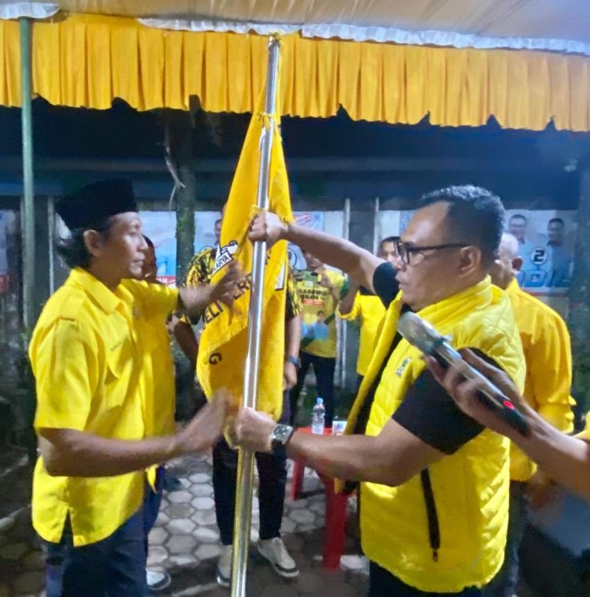 Pelantikan PK. Pagar Merbau,Hamdani ; Menangkan Paslon 02 Untuk Bupati Deli Serdang