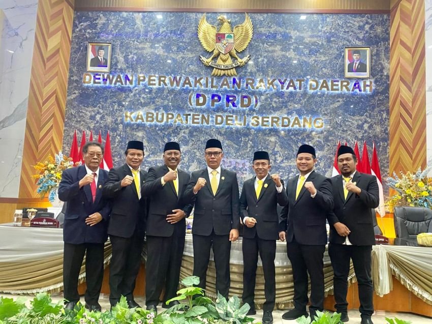 Pimpinan DPRD Deli Serdang Dilantik Hamdani Syahputra : Terima Kasih Masyarakat