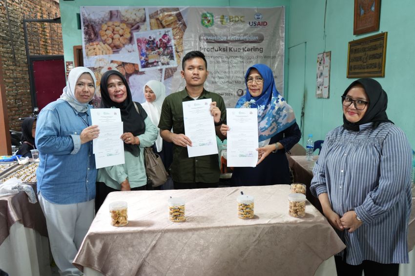 Warga Antusias Ikuti Pelatihan Keterampilan