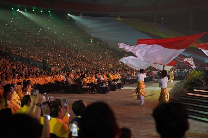 Puncak HUT Partai Golkar ke-60 Dihadiri Presiden Prabowo Subianto dan Wakil Presiden Gibran Rakabuming Raka