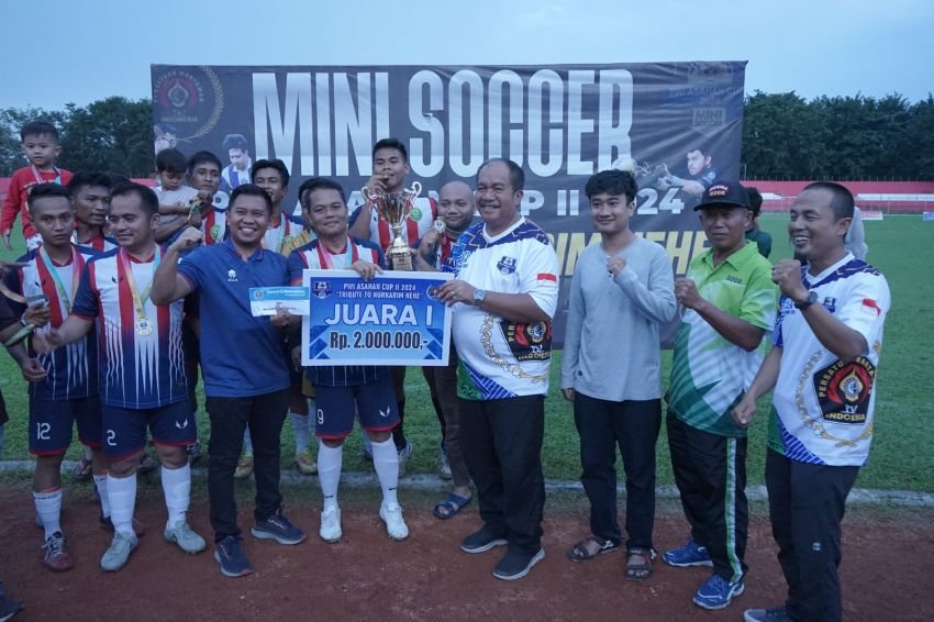 Wakil Bupati Asahan Tutup Mini Soccer PWI Asahan Cup II