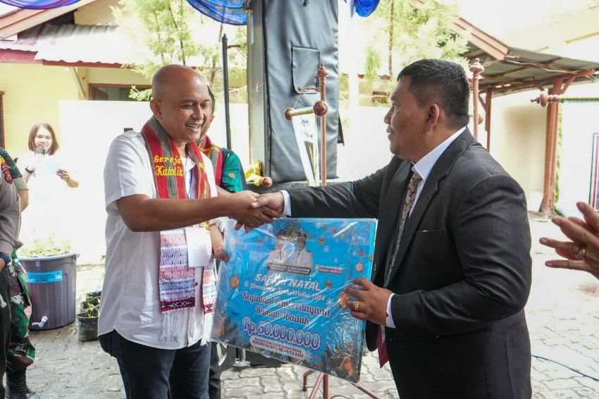Pemko Medan Salurkan Bantuan Renovasi Rp50 Juta pada Gereja Katolik Santa Maria Pintu Surga