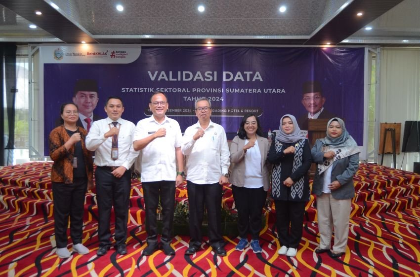 Dinas Kominfo Validasi 600 Data Statistik Sektoral Provinsi Sumut Tahun 2024