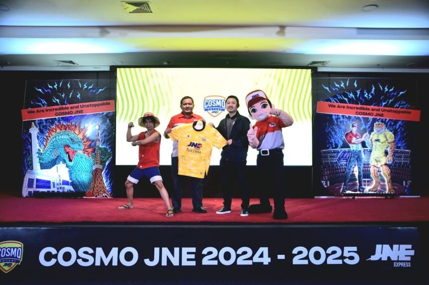 JNE kembali mendukung tim Cosmo JNE FC di Liga Futsal Profesional 2024/2025