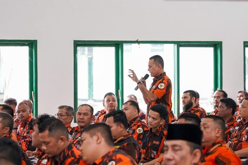 Sukses, Diklat Kaderisasi Pemuda Pancasila Sumut, Dr H Musa Rajekshah Beri Materi di Batalyon Kavaleri 6/Naga Karimata