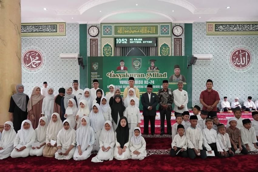 Syukuran Yayasan Universitas Islam Sumatera Utara (UISU) Genap 74 Tahun, Ini Kata Ijeck