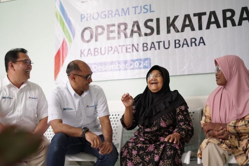 PT INALUM : Memberikan Cahaya Baru di Usia Senja melalui Operasi Katarak Gratis