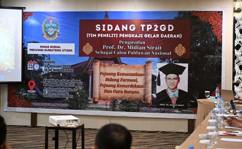 Pemprov Sumut  Usulkan Prof Dr Midian Sirait sebagai Calon Pahlawan Nasional