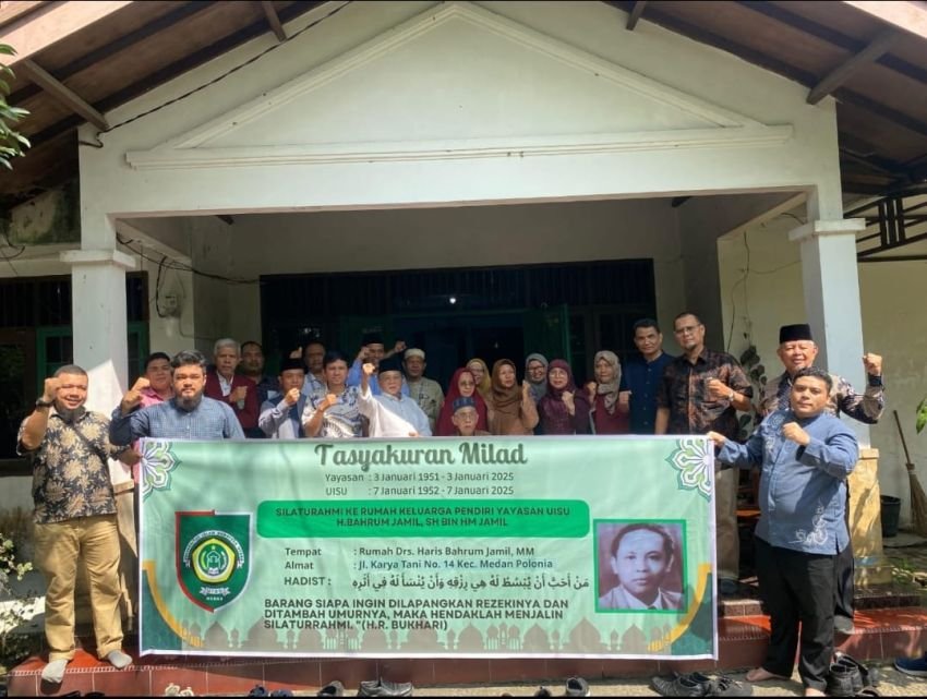 Rangkaian Milad UISU, PY Dan Rektorat Silaturrahmi Ke Keluarga Pendiri