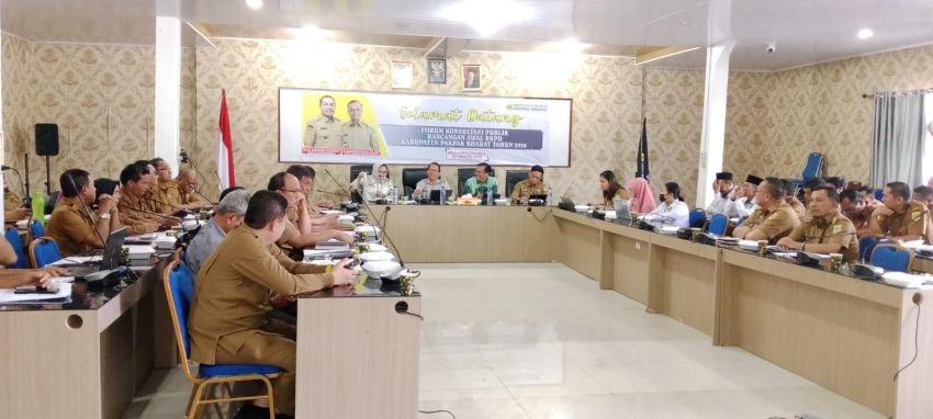 Sekda Pakpak Bharat Jalan Berutu S.Pd Buka Pelaksanaan FKP-RKPD Tahun 2026