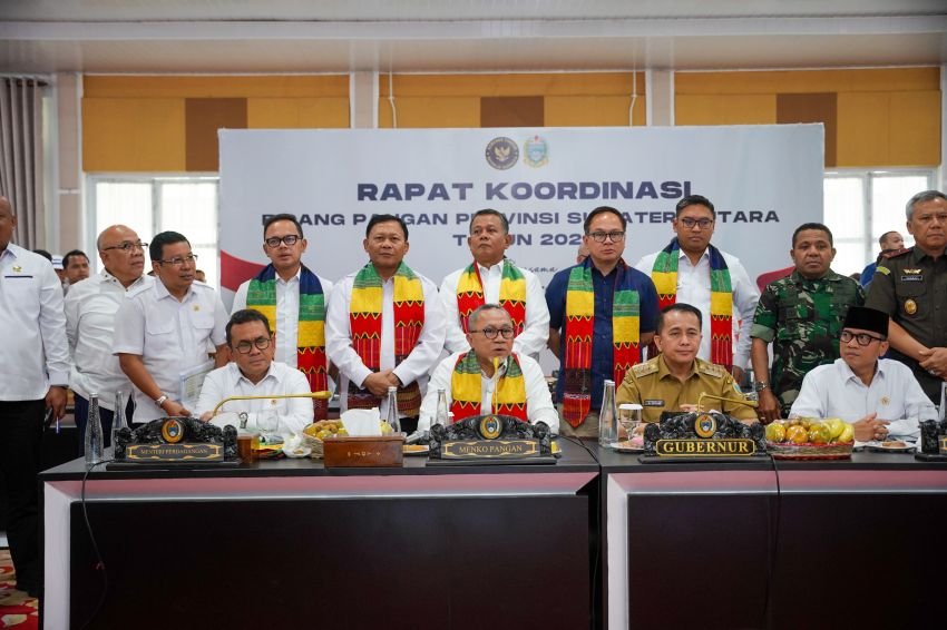 Bobby Nasution Hadiri Rapat Koordinasi Bidang Pangan Bersama Menteri Zulhas