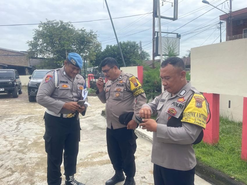 Propam Polresta Deli Serdang Gelar Gaktibplin Di Polsek Pantai Labu Dan Polsek Talun Kenas