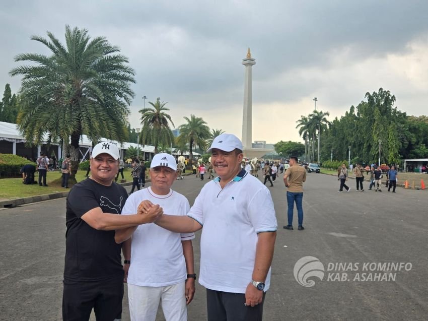 Wagub Sumut, Bupati dan Wabup Asahan Terpilih Ikuti Gladi Kotor di Monas