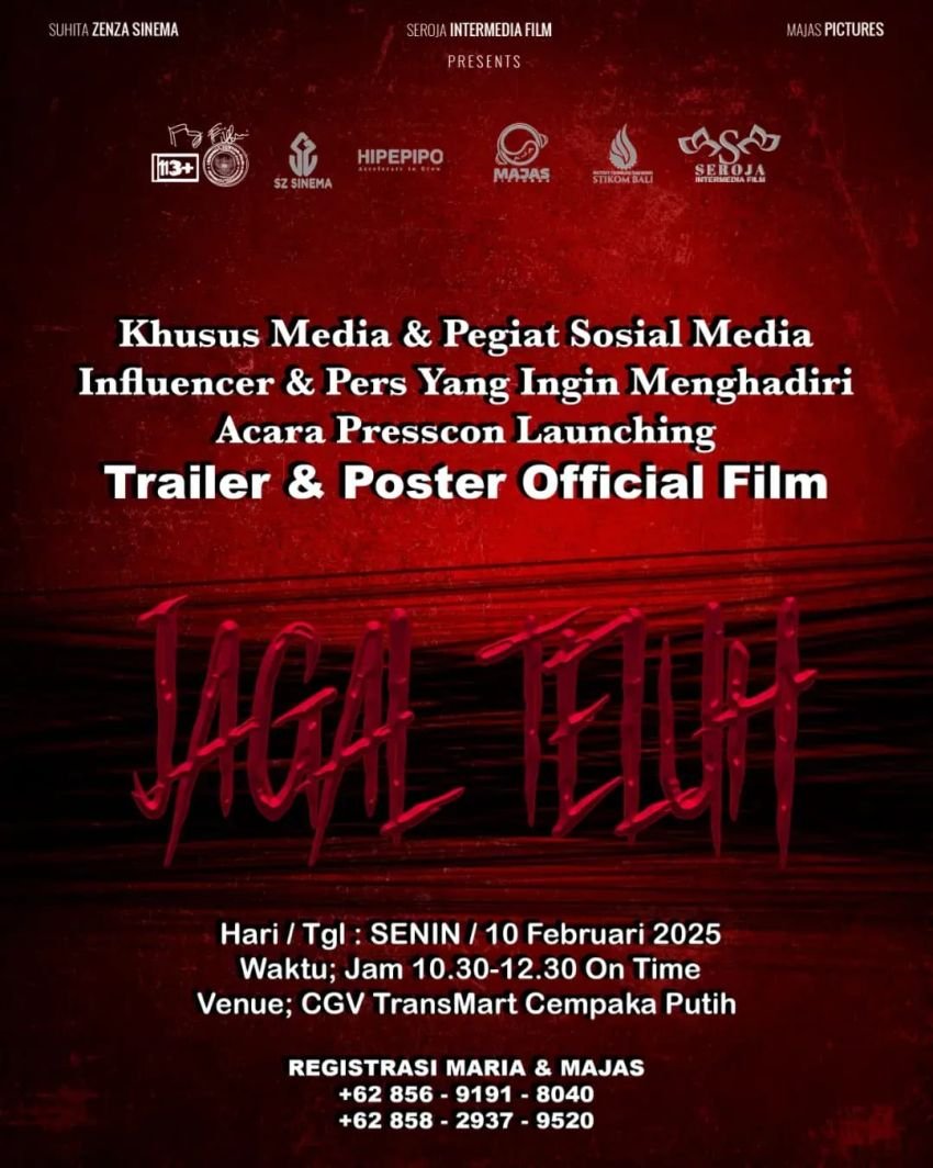 "Jagal Teluh" Siap Menghantui Bioskop! Poster Kedua dan Trailer Diluncurkan