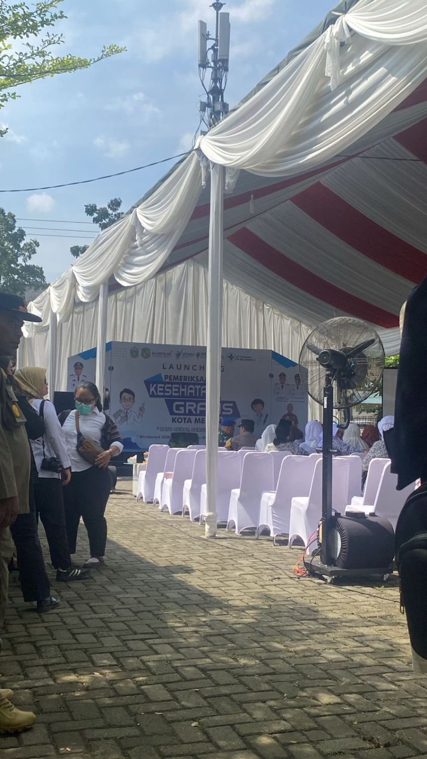 Launching Pemeriksaan Kesehatan Gratis (PKG) di UPT Puskesmas Padang Bulan Selayang II