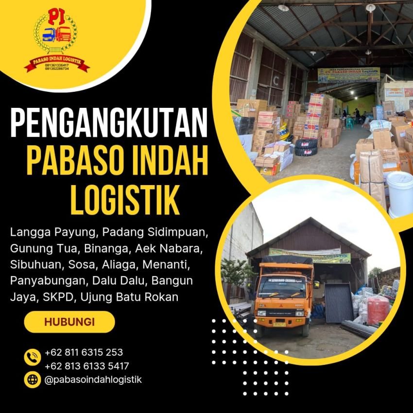 Pabaso Indah Logistik Hadirkan Layanan Pengiriman Terpercaya di Medan dan Seluruh Indonesia