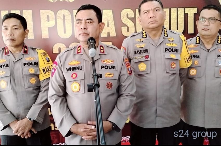 Rapim dengan Kapolres Jajaran Kapolda Sumut Tekankan Berantas Judol, Narkoba dan Kejahatan Jalanan