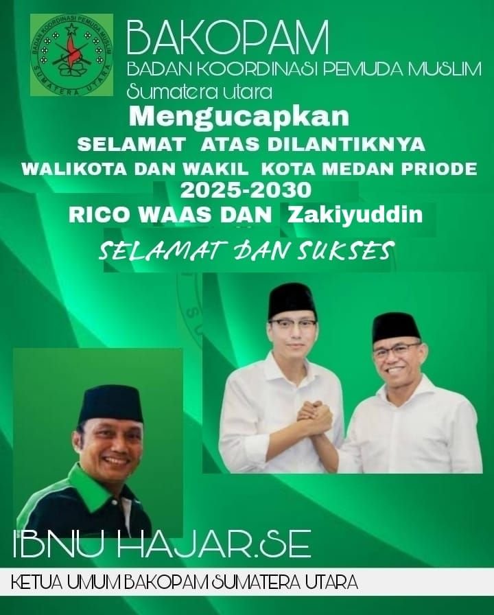 Bakopam Sumut Ucapkan Selamat atas Pelantikan Gubernur Sumut dan Kepala Daerah di Sumut