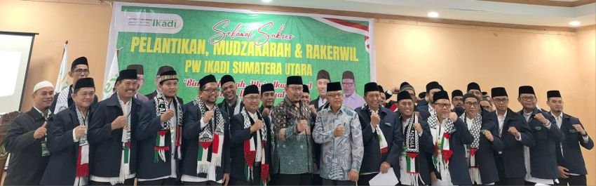 PW IKADI SUMUT Resmi Dilantik, Siap Tebarkan Dakwah Rahmatan Lilalamin