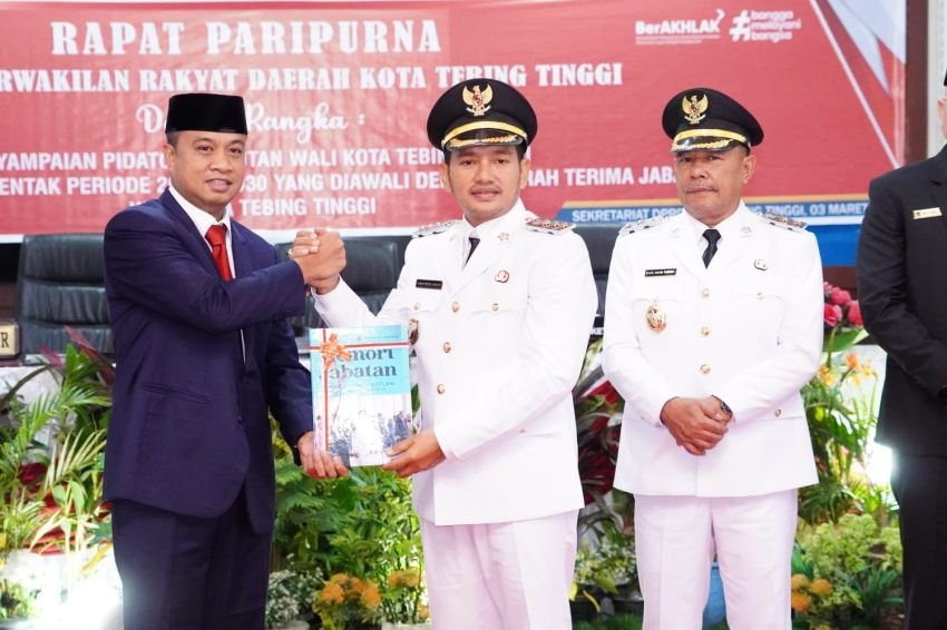 Sertijab Dan Pidato Wali Kota Tebing Tinggi