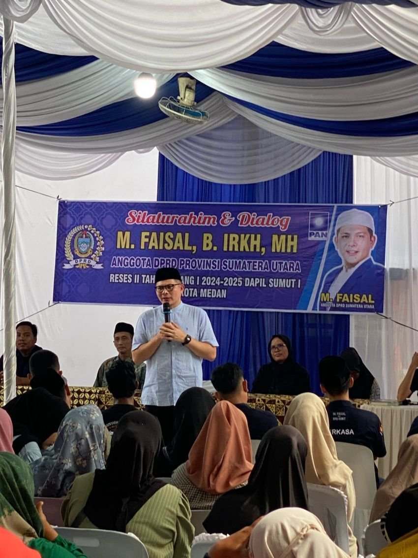 M. Faisal Gelar Reses di Medan, Dorong Pemerintah Salurkan Bantuan Tepat Sasaran
