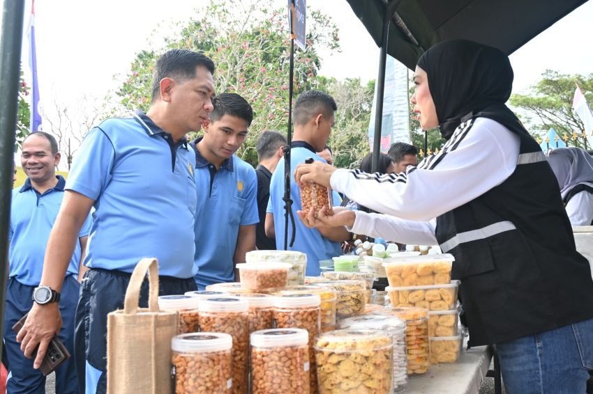 TNI AU Wilayah Medan Gelar Bazar Murah untuk Peringatan HUT ke-79 TNI Angkatan Udara