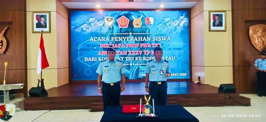 Upacara Penyerahan Siswa Dikmapa PSDP PNB TNI Angkatan XXXV TP 2024