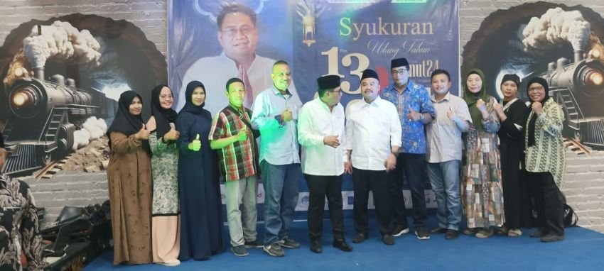 Harian SUMUT24 Rayakan Ulang Tahun ke-13 dengan Syukuran dan Buka Puasa Bersama