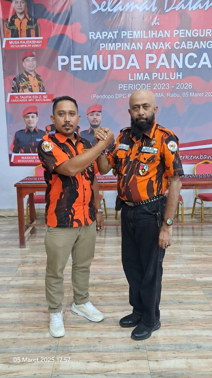 Subari Resmi Terpilih Ketua PAC Lima Puluh