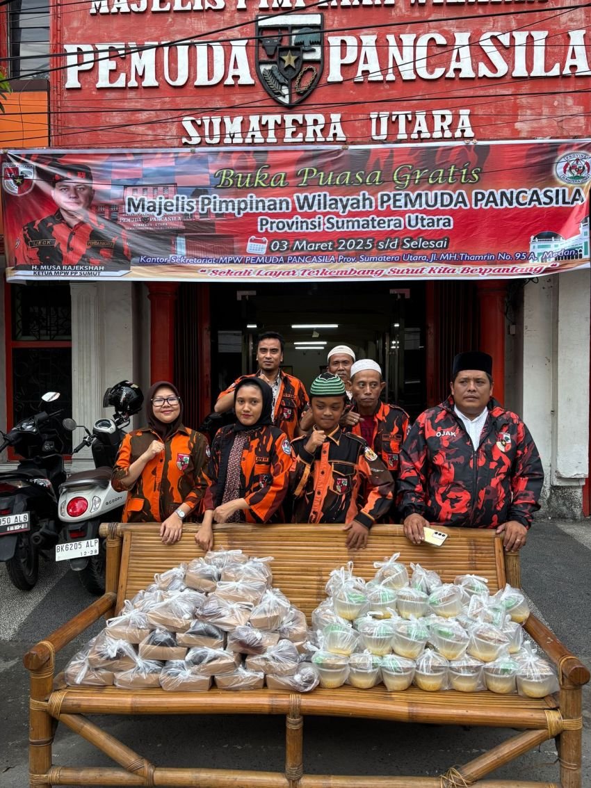 MPW Pemuda Pancasila Sumut Ajak Kader Berbuat Kebaikan di Bulan Suci Ramadhan, Bagi 100 Takjil Setiap Hari