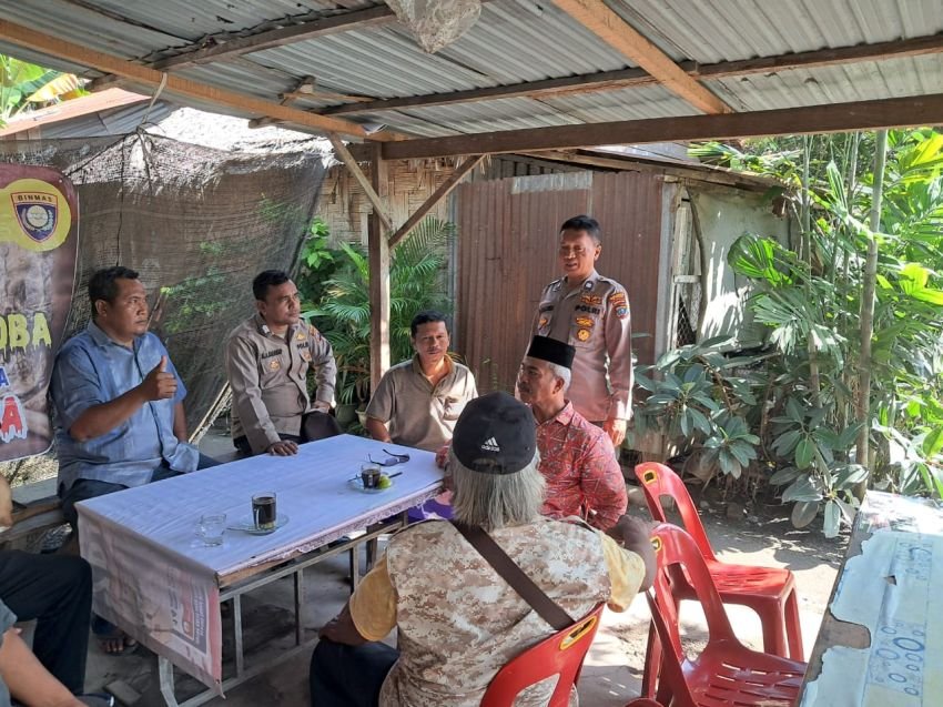 Bhabinkamtibmas jajaran Polresta Deli Serdang Berikan Penyuluhan Tentang Bahaya Penyalahgunaan Narkoba