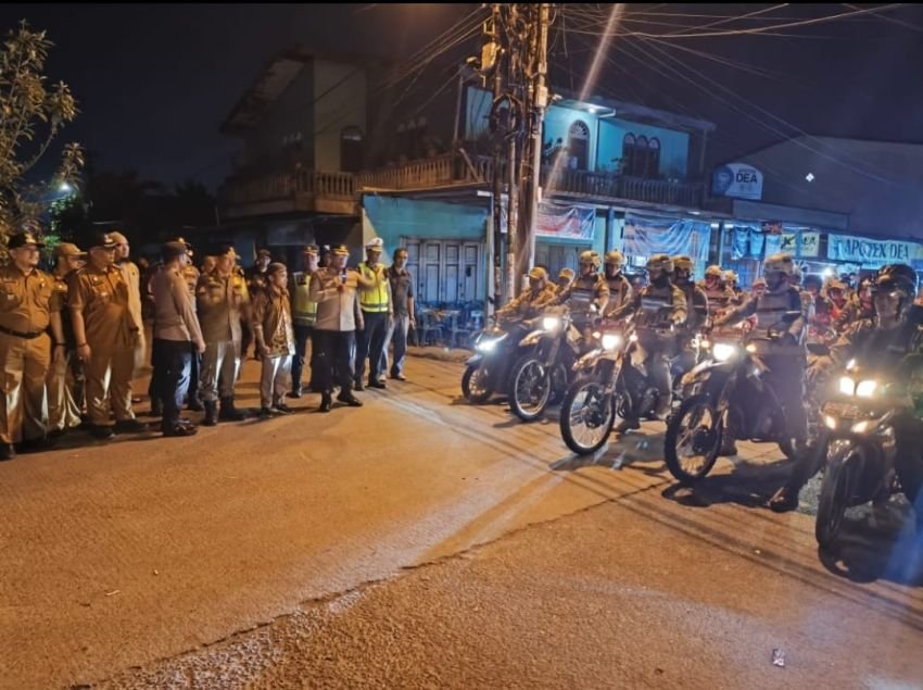 Polrestabes Medan Kerahkan Puluhan Satgas Anti Tawuran Jaga Wilayah Tembung