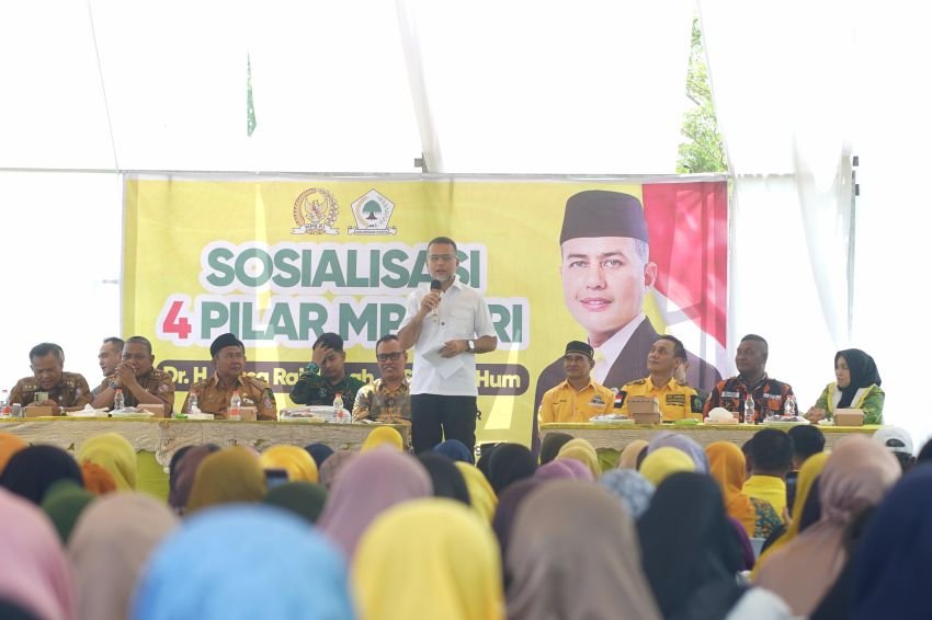 Kunjungan Kerja ke Percut Sei Tuan, Ijeck Sosialisasi 4 Pilar Hingga Dengar Keluhan Petani
