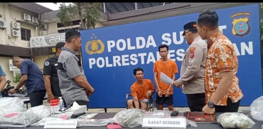 Ayah dan Anak Pembunuh Sopir Taksi Online Ditembak Mayat Korban Dibuang di Langkat