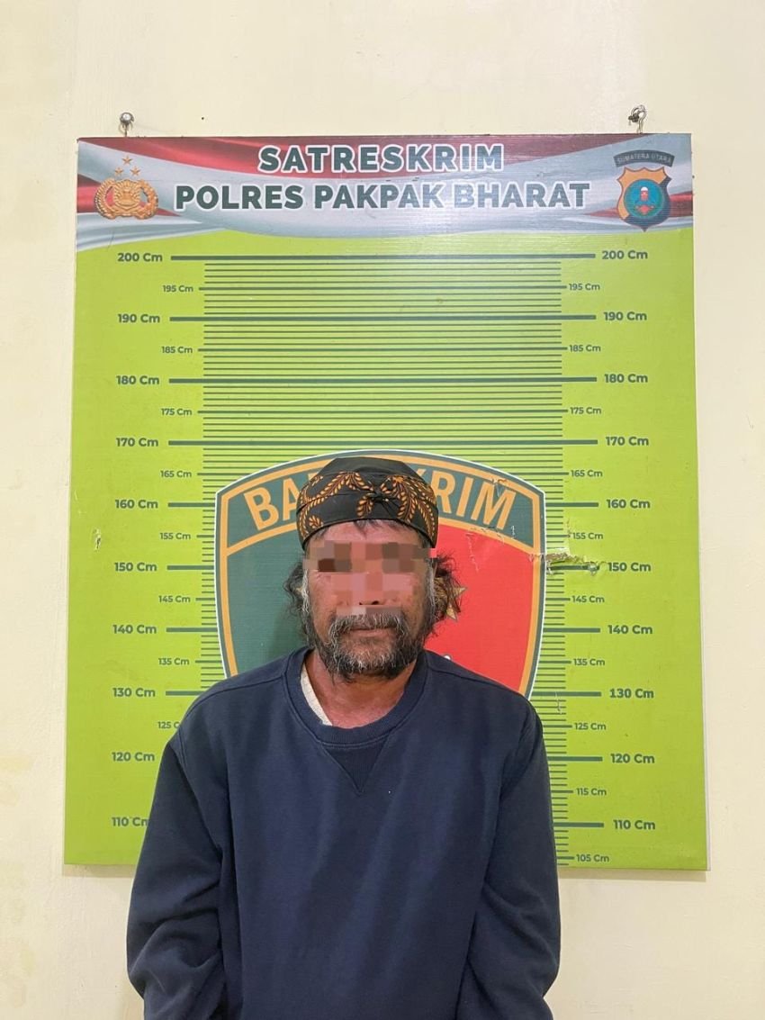 Terduga Pelaku Penganiayaan yang Viral di Medsos Berhasil Di Amankan Sat Reskrim Polres Pakpak Bharat.