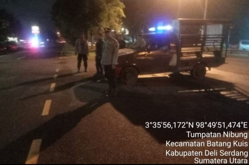 Patroli Blue Light Polresta Deli Serdang Cegah Aksi Kriminalitas