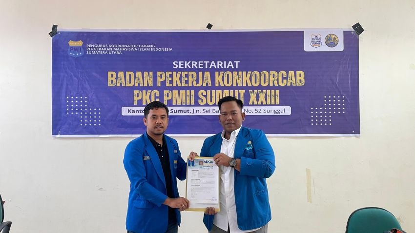 Muhammad Agung Prabowo Resmi Mendaftar Sebagai Calon Ketua PKC PMII Sumut