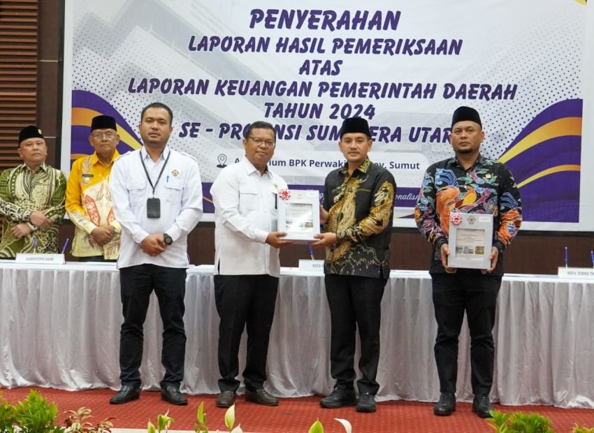 Pemkot T. Tinggi Raih WTP 7 Kali Berturut - Turut  Wako : Kedepan Harus Lebih Baik Lagi