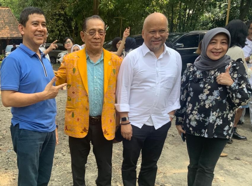 Balitbang DPP Golkar Gelar Ramah Tamah dan Perayaan Ultah Prof. Yuddi Chrisnandi di Sentul